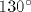 130^\circ 