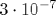 3\cdot10^{-7}
