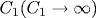 C_1 (C_1\to\infty )