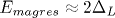E_{magres}\approx 2\Delta_L