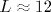 L\approx 12