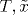 T,\tilde{x}