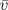 \bar {v}