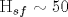 \mathrm {H}_{sf} \sim 50